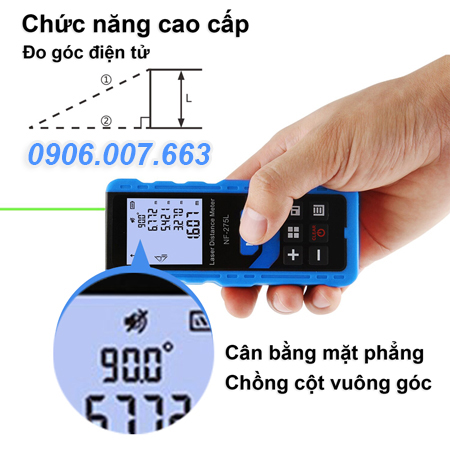 Máy đo laser tia Xanh Đo góc