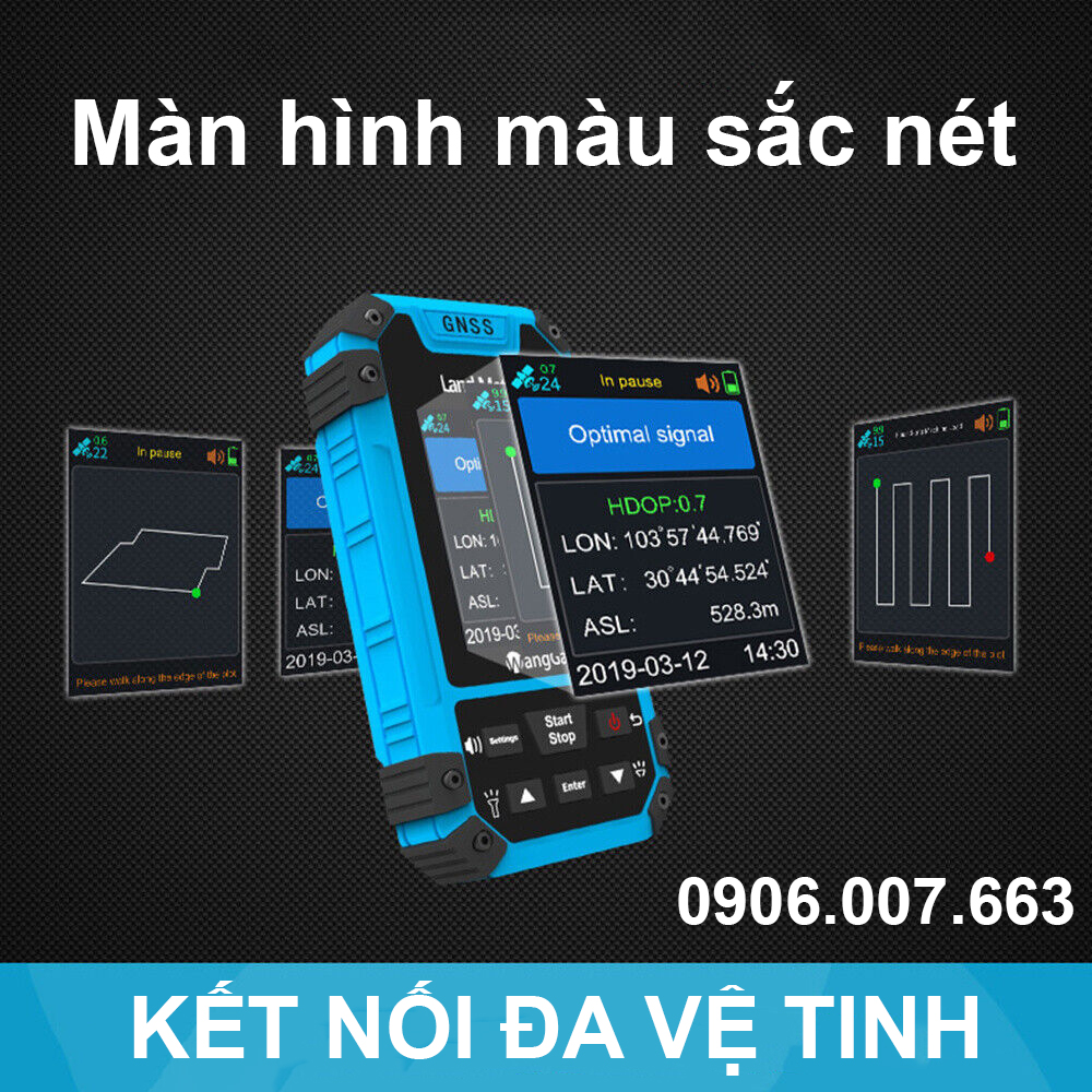 Máy đo đất đồi rừng ruộng gps